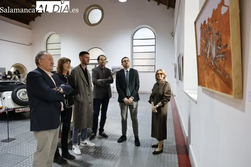El Museo de Historia de la Automoción de Salamanca (MHAS) ofrece a sus visitantes hasta el día 23 de junio la exposición Arte y Automoción: ‘Bunker’. Foto: David Sañudo