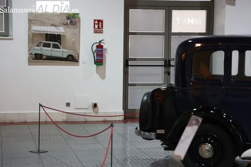 El Museo de Historia de la Automoción de Salamanca (MHAS) ofrece a sus visitantes hasta el día 23 de junio la exposición Arte y Automoción: ‘Bunker’. Foto: David Sañudo