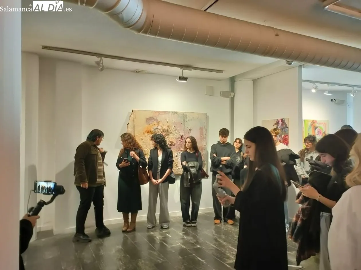 Inauguración de la exposición de obras de la XXVII Premios San Marcos en la Sala Salina. Foto: R. M. García