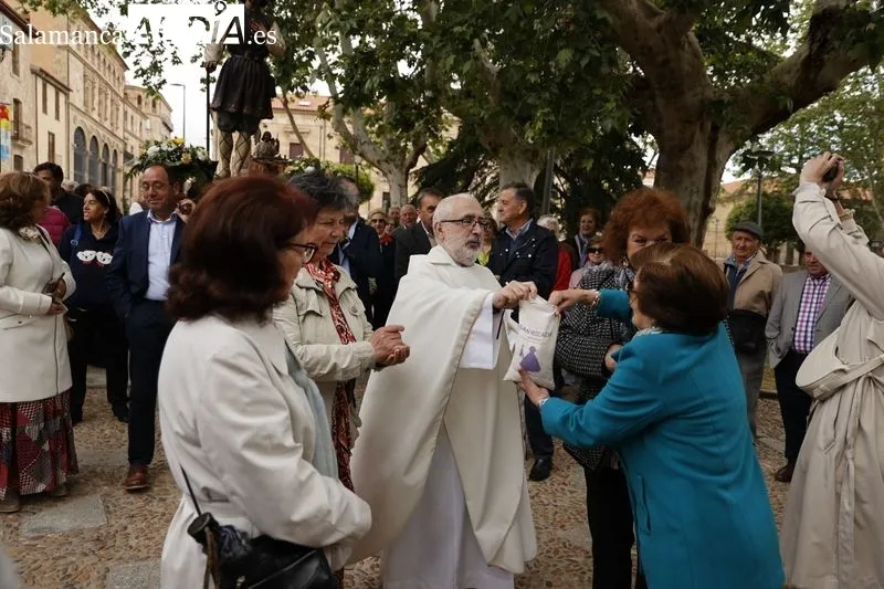 Procesión de San Isidro en la plaza de Colón. Foto: David Sañudo
