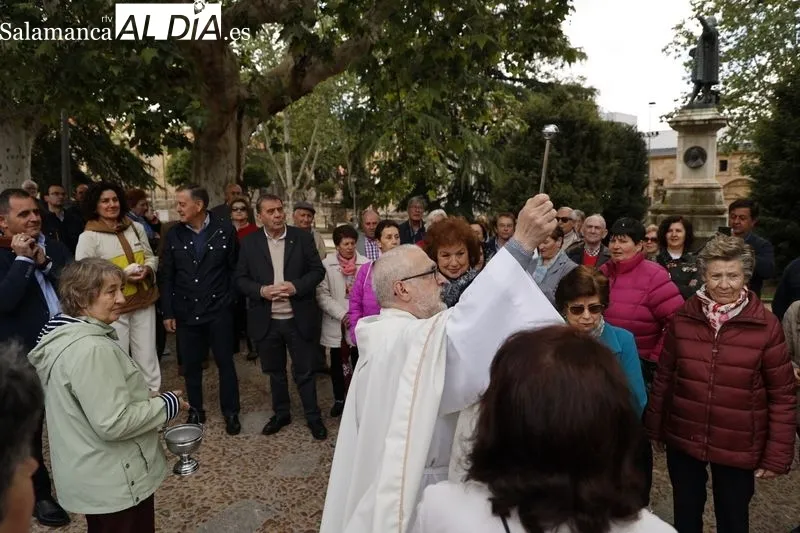 Procesión de San Isidro en la plaza de Colón. Foto: David Sañudo