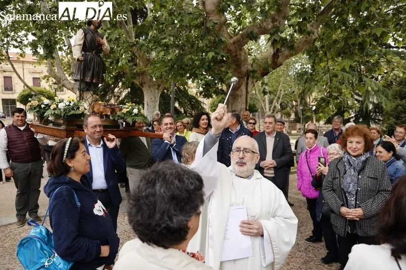 Procesión de San Isidro en la plaza de Colón. Foto: David Sañudo