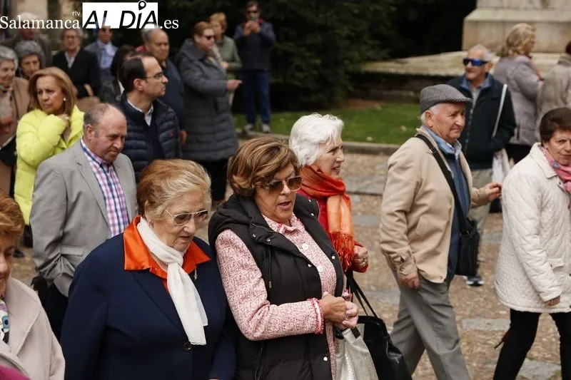 Procesión de San Isidro en la plaza de Colón. Foto: David Sañudo