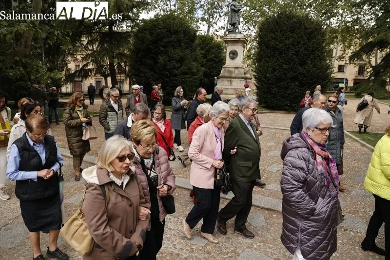 Procesión de San Isidro en la plaza de Colón. Foto: David Sañudo