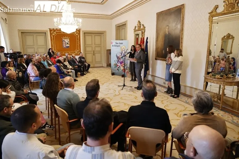 Presentación de las Fiestas de San Juan de Sahagún en el Ayuntamiento de Salamanca