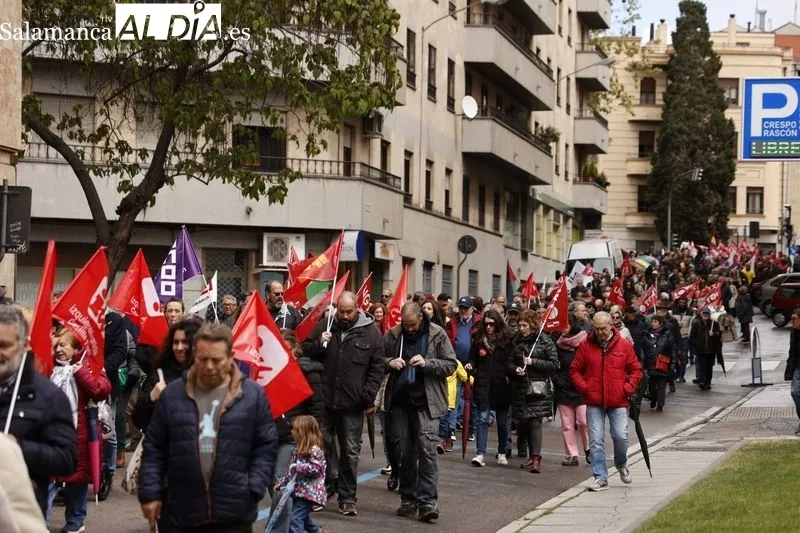 Manifestación por el Día del Trabajador en Salamanca | FOTOS: David Sañudo