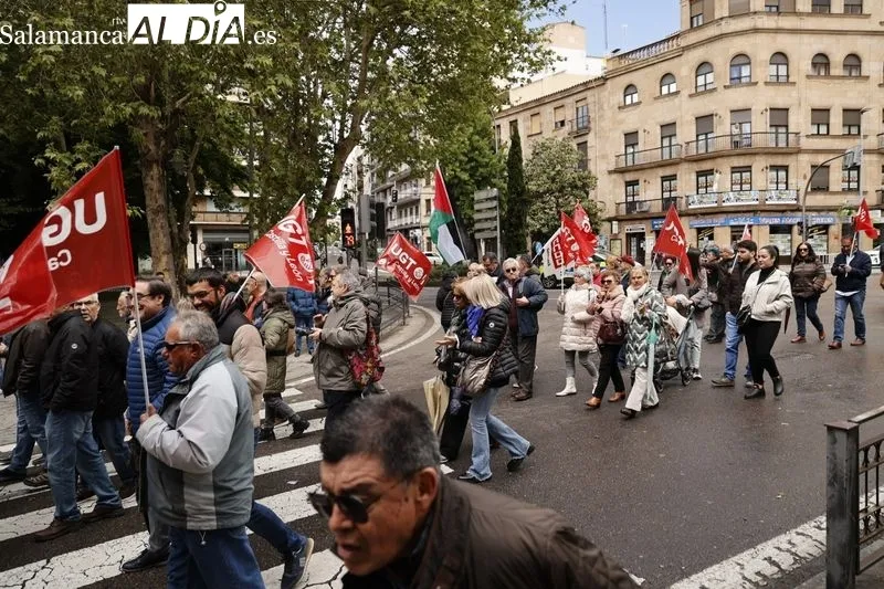 Manifestación por el Día del Trabajador en Salamanca | FOTOS: David Sañudo