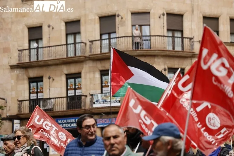 Manifestación por el Día del Trabajador en Salamanca | FOTOS: David Sañudo