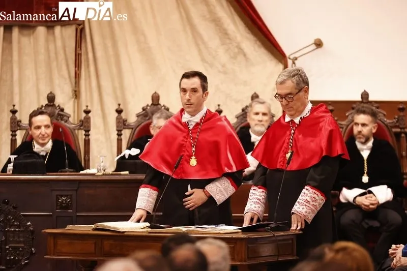 Acto de la toma de posesión de Juan Manuel Corchado como rector de la USAL | FOTOS: David Sañudo 