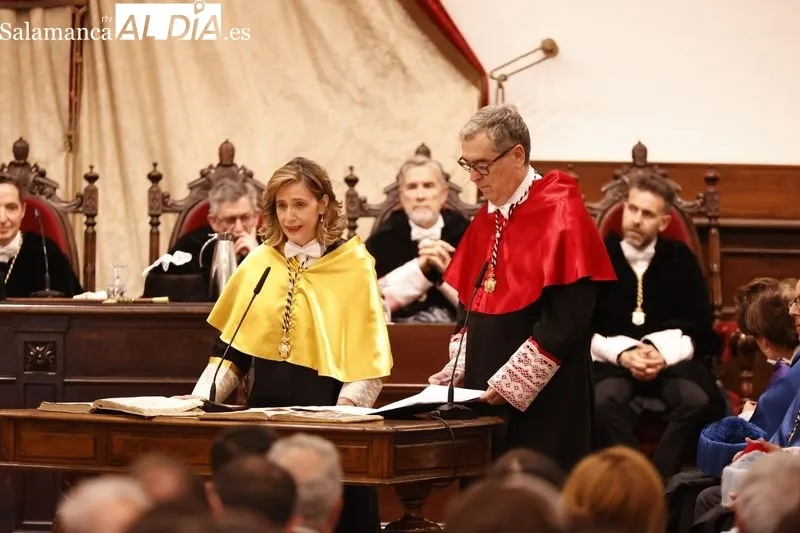 Acto de la toma de posesión de Juan Manuel Corchado como rector de la USAL | FOTOS: David Sañudo 