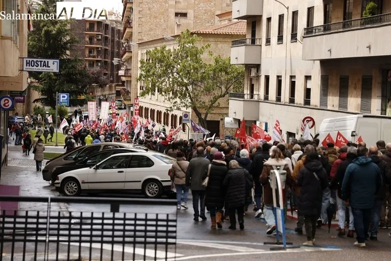 Manifestación por el Día del Trabajador en Salamanca | FOTOS: David Sañudo