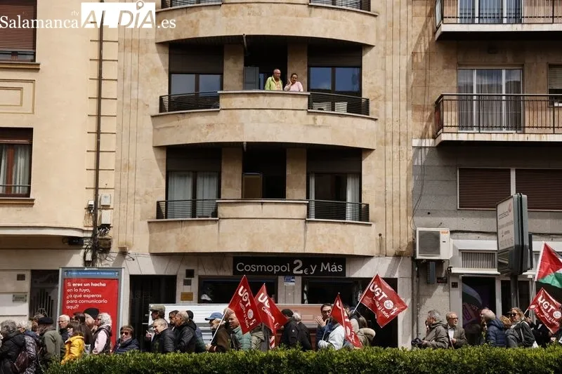 Manifestación por el Día del Trabajador en Salamanca | FOTOS: David Sañudo