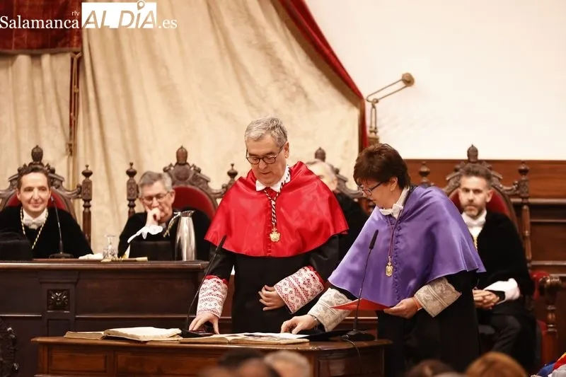 Acto de la toma de posesión de Juan Manuel Corchado como rector de la USAL | FOTOS: David Sañudo 
