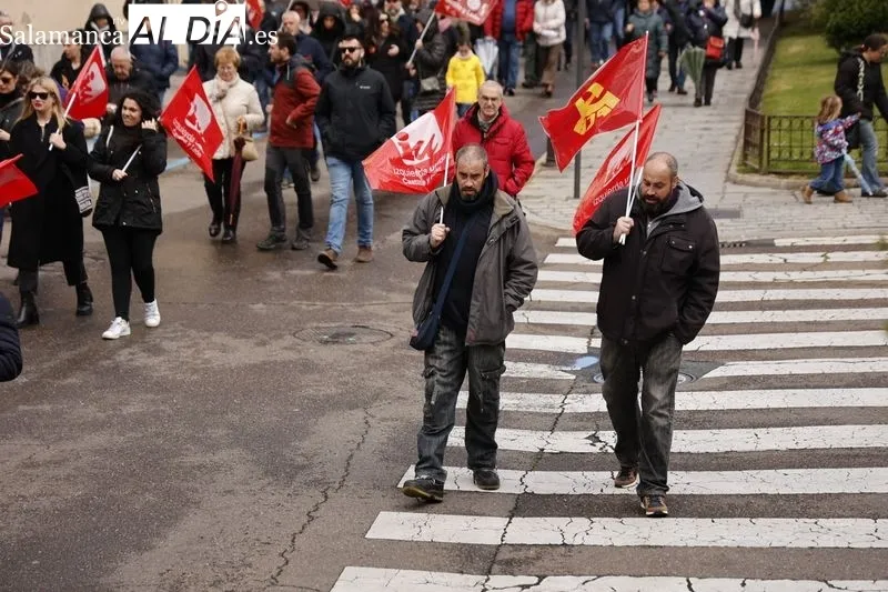 Manifestación por el Día del Trabajador en Salamanca | FOTOS: David Sañudo