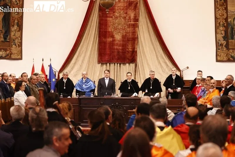 Acto de la toma de posesión de Juan Manuel Corchado como rector de la USAL | FOTOS: David Sañudo 
