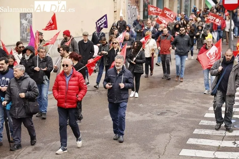 Manifestación por el Día del Trabajador en Salamanca | FOTOS: David Sañudo