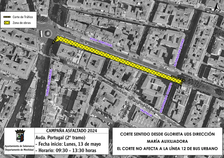 La campaña de asfaltado provocará cortes de tráfico, desvíos y estrechamientos por toda la ciudad