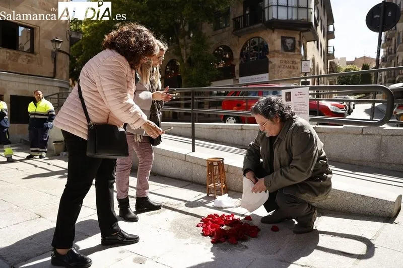 Salamanca homenajea a Pablo Agraz, salmantino supervivientes del campo de concentración de Mauthausen | FOTOS: David Sañudo 