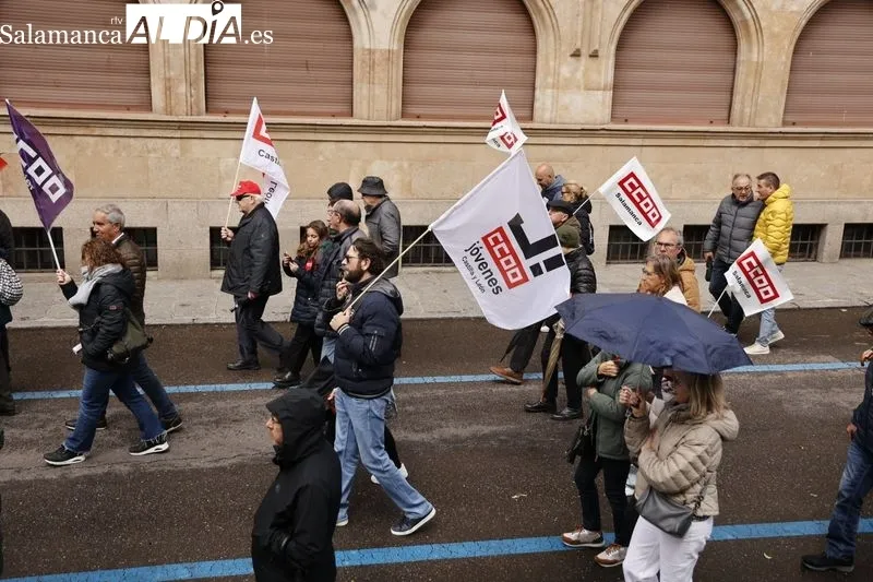 Manifestación por el Día del Trabajador en Salamanca | FOTOS: David Sañudo