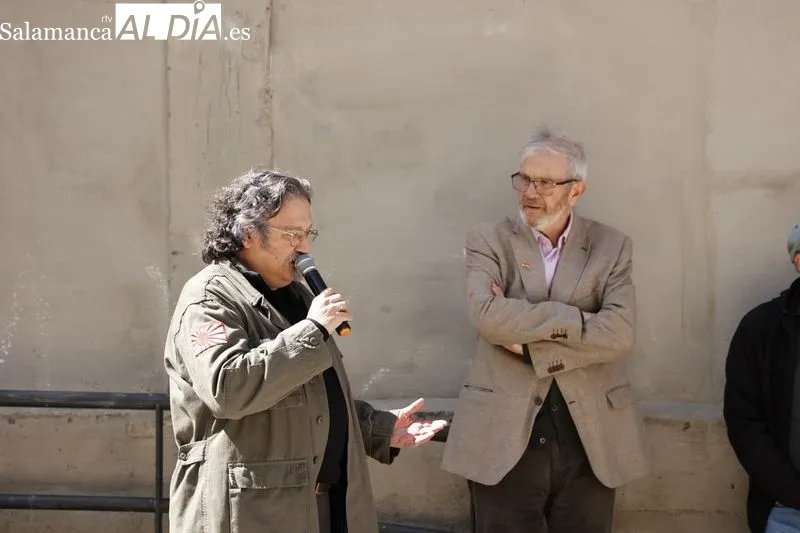 Salamanca homenajea a Pablo Agraz, salmantino supervivientes del campo de concentración de Mauthausen | FOTOS: David Sañudo 