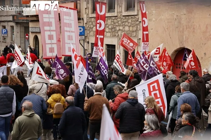 Manifestación por el Día del Trabajador en Salamanca | FOTOS: David Sañudo