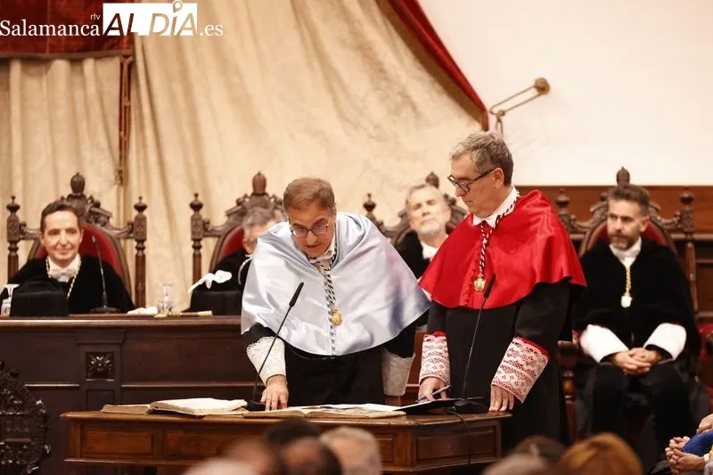 Acto de la toma de posesión de Juan Manuel Corchado como rector de la USAL | FOTOS: David Sañudo 