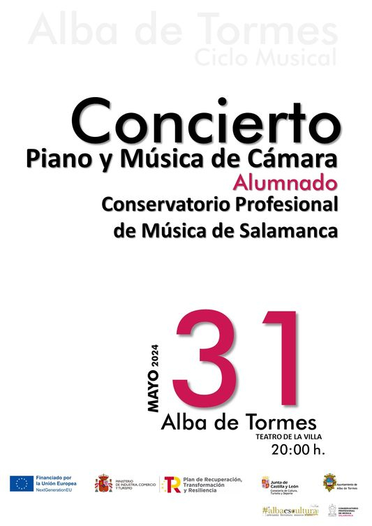 Dos conciertos cierran el semestre del Ciclo Musical de Alba de Tormes | Imagen 1