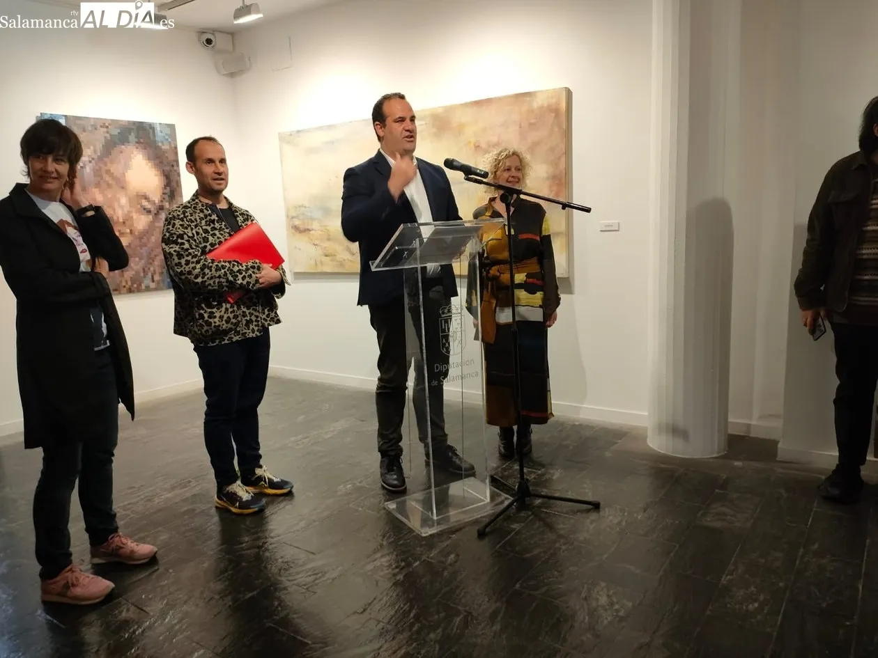 Inauguración de la exposición de obras de la XXVII Premios San Marcos en la Sala Salina. Foto: R. M. García