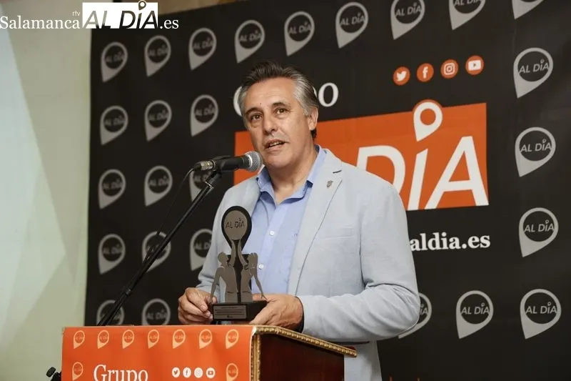 Foto 2 - Lorena Mart&iacute;n y Mario Garc&iacute;a Romo, premiados como mejores atletas del a&ntilde;o en la II Gala Al D&iacute;a con el deporte salmantino