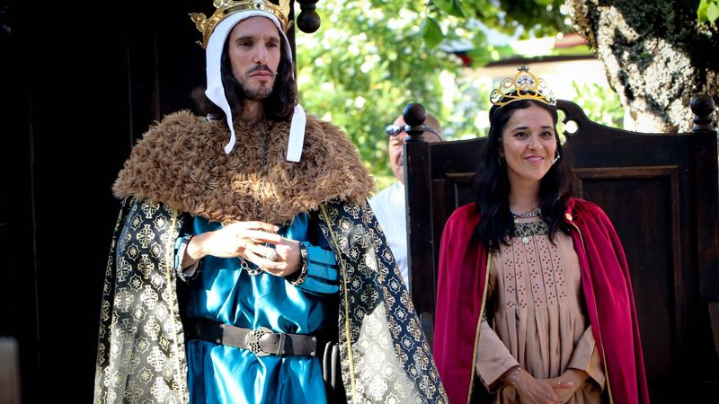 Trancoso recrea los esponsales de Dinis de Portugal e Isabel de Aragón