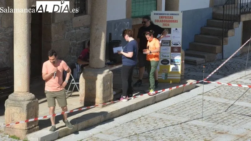 La prueba de orientación se celebró en el laberinto montado en la Plaza