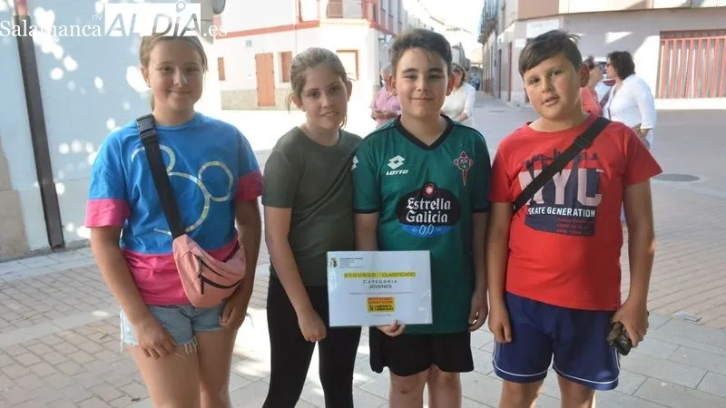 La prueba de orientación se celebró en el laberinto montado en la Plaza