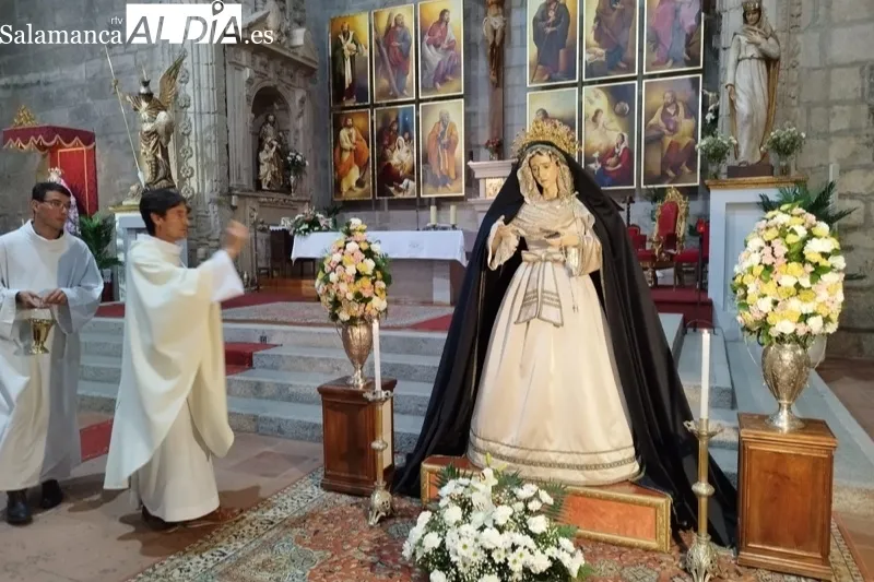 Foto 2 - Nuestra Se&ntilde;ora de la Soledad se muestra en su esplendor original tras someterse a un proceso de reestructuraci&oacute;n 