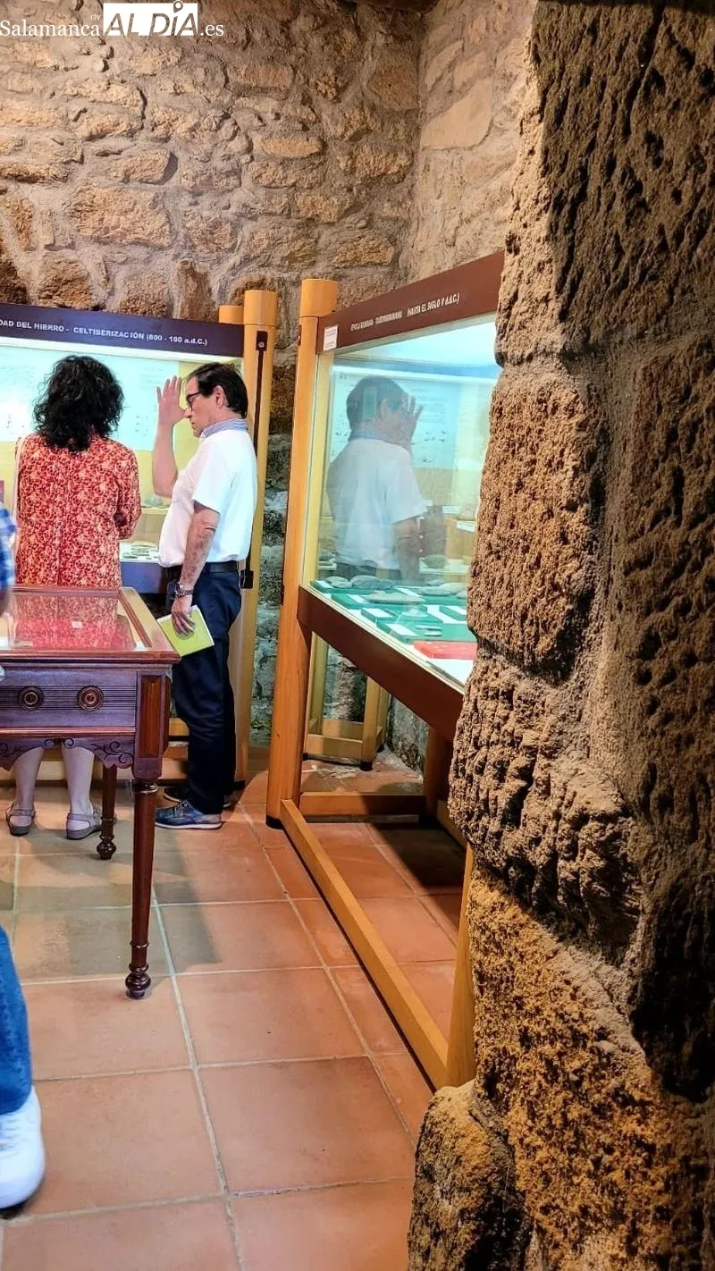 El patio de la Casa de los Condes de Lumbrales acogió algunos de los actos de la jornada