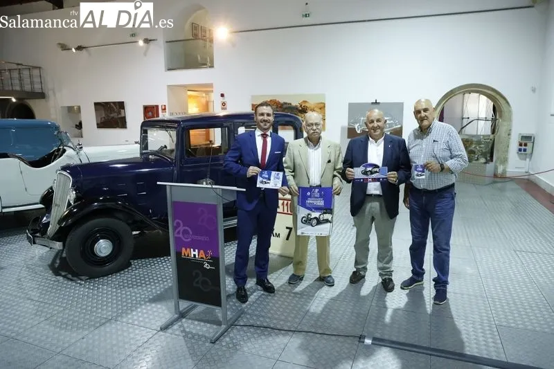 El Museo de Historia de la Automoción de Salamanca presenta la 8ª edición de la Operación Litro: Paseo Solidario de Vehículos Clásicos en favor de las Hermanitas de los Pobres de Salamanca. Foto de David Sañudo