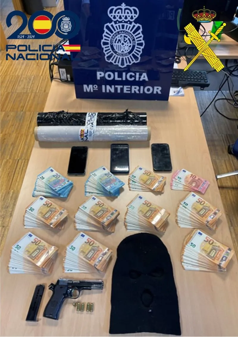 Imagen de esta operación conjunta de Policía Nacional de Salamanca y Galicia y Guardia Civil de Pontevedra
