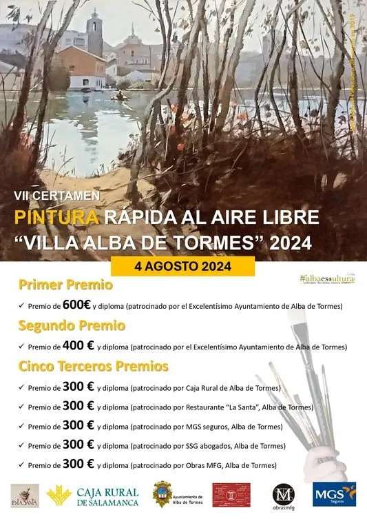 Foto 2 - Certamen de pintura r&aacute;pida al aire libre el 4 de agosto