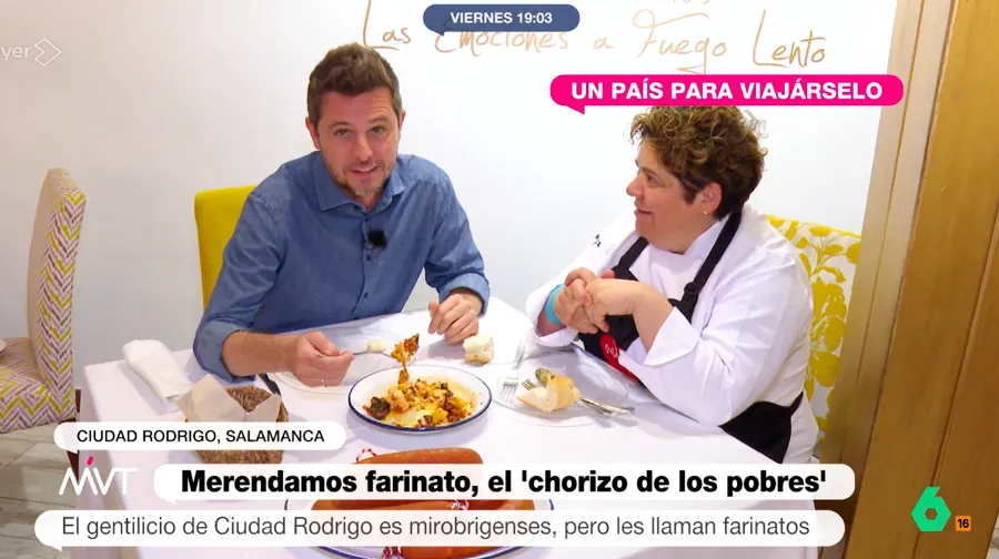 Foto 8 - Los presentadores de &lsquo;M&aacute;s Vale Tarde&rsquo; prueban en directo los huevos fritos con farinato