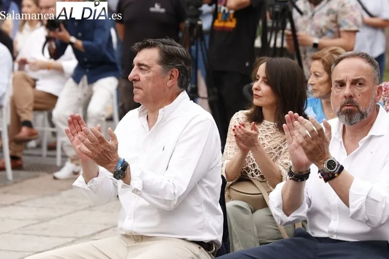 Cierre de campaña del PP en la plaza de Los Bandos. Fotos; David Sañudo