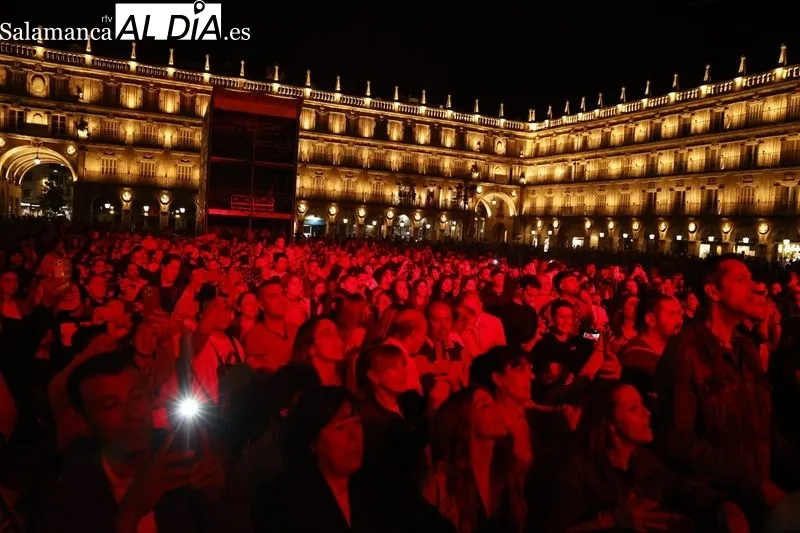 Concierto de Huecco en la Plaza Mayor de Salamanca. Fotos: David Sañudo