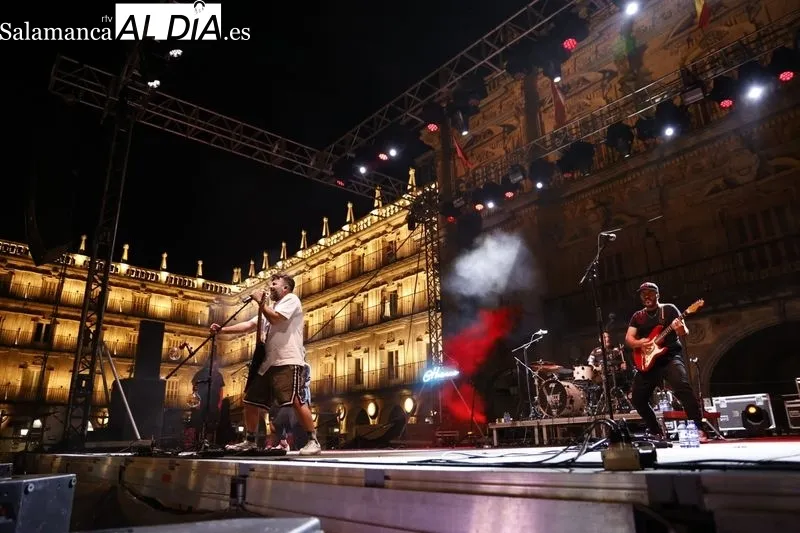 Concierto de Huecco en la Plaza Mayor de Salamanca. Fotos: David Sañudo