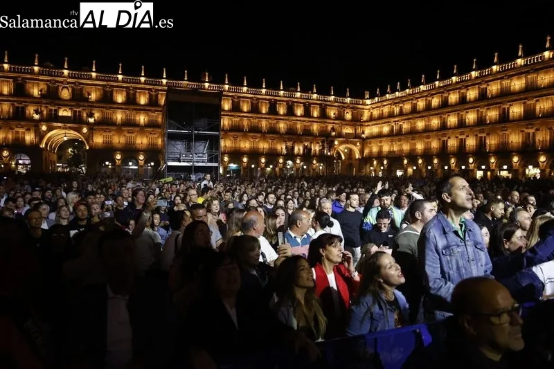 Concierto de Huecco en la Plaza Mayor de Salamanca. Fotos: David Sañudo