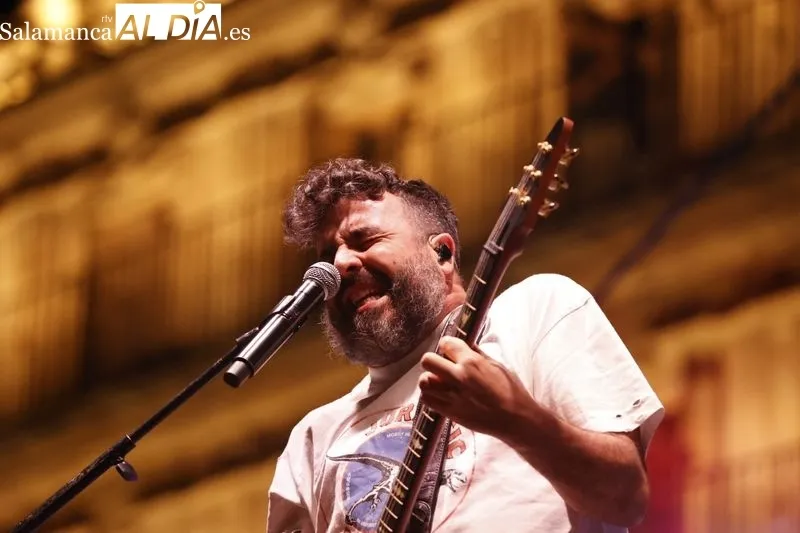 Concierto de Huecco en la Plaza Mayor de Salamanca. Fotos: David Sañudo
