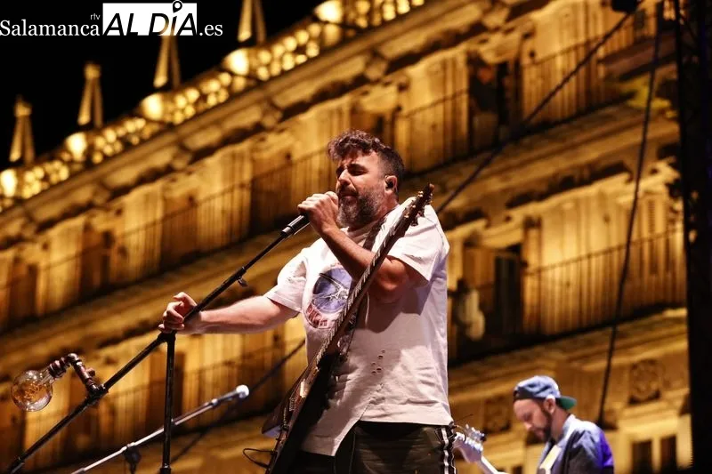 Concierto de Huecco en la Plaza Mayor de Salamanca. Fotos: David Sañudo