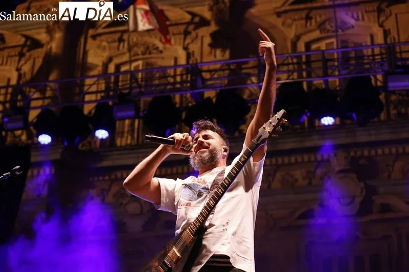Concierto de Huecco en la Plaza Mayor de Salamanca. Fotos: David Sañudo