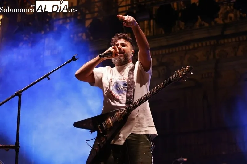 Concierto de Huecco en la Plaza Mayor de Salamanca. Fotos: David Sañudo