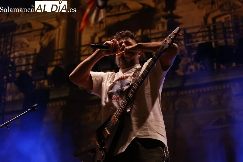 Concierto de Huecco en la Plaza Mayor de Salamanca. Fotos: David Sañudo