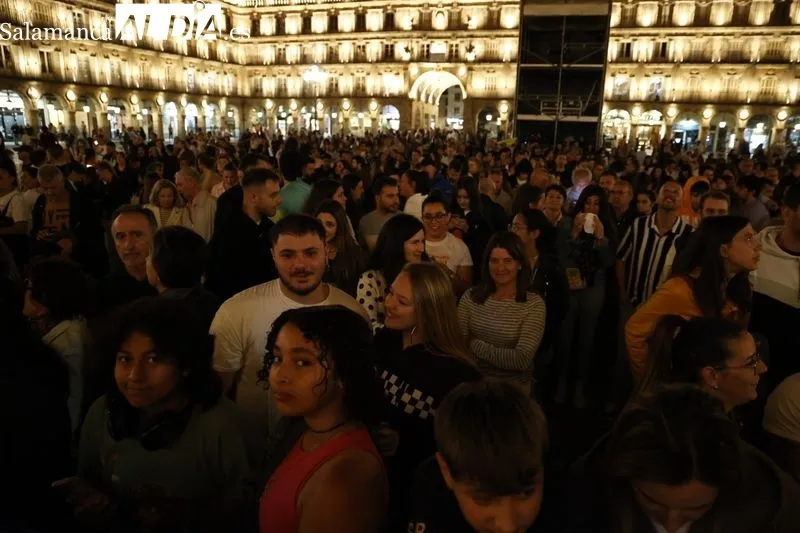 Concierto de Huecco en la Plaza Mayor de Salamanca. Fotos: David Sañudo