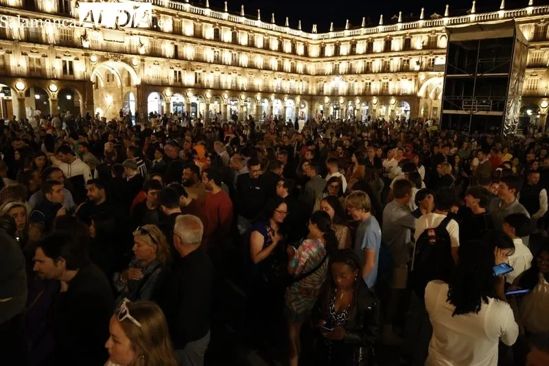 Concierto de Huecco en la Plaza Mayor de Salamanca. Fotos: David Sañudo