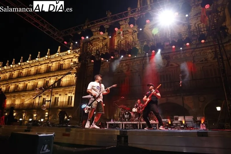 Concierto de Huecco en la Plaza Mayor de Salamanca. Fotos: David Sañudo